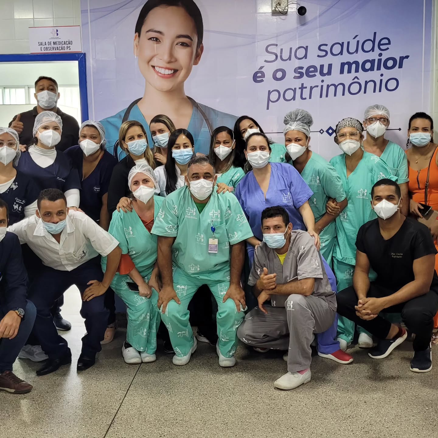 Equipe do projeto em campo